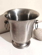 seau à champagne en inox 18-8 GUY DEGRENNE vintage