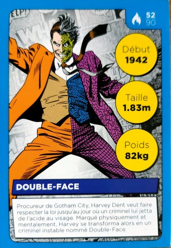 Carte auchan comics 52 - comics,