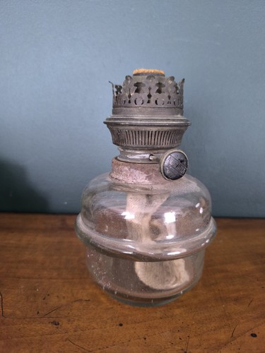 Ancien pied lampe - lampe, À