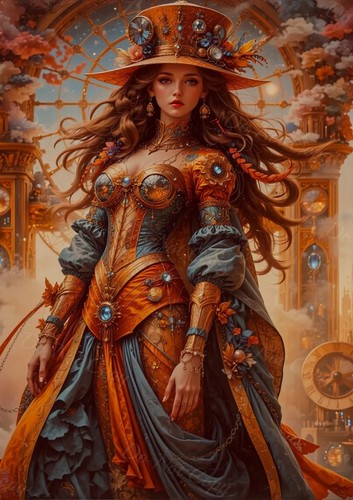 Photo dame steampunk en - photo,