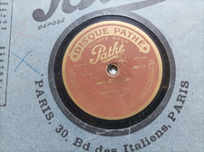 RARE 78 rpm  : Mallema Nedjma  " Mata Nestarihou " PATHE 58113 (1926) Morroco