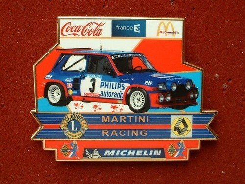 Pin renault turbo bleue - 5,