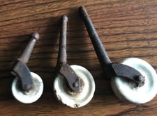 3 Antique Caster Porcelain