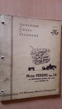 Massey Ferguson moteur Perkins L4 sur 780 890 745 : catalogue pièces 1958