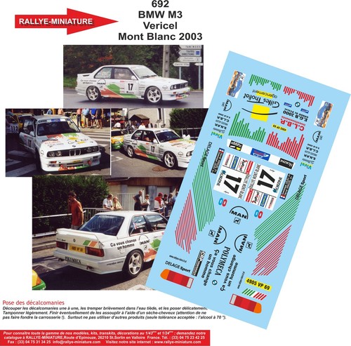 Decals ref 0692 bmw - ref,