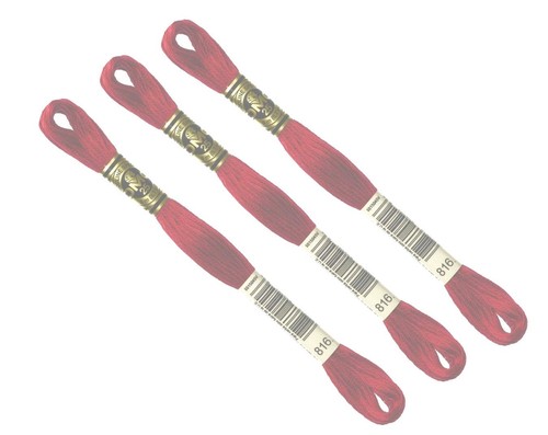 Dmc 816 lot échevettes - 816, 3
