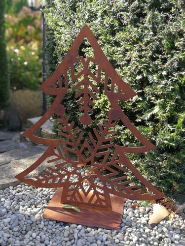 Sapin neige rouille - sapin,