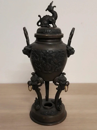 Ancien brûle parfums - brûle,