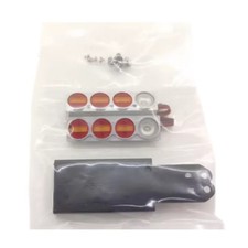 Feu arrière LED en métal pour camion télécommandé Tamiya 1/14 Scania Volvo Arocs