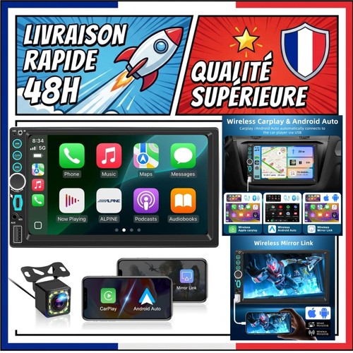Autoradio din pouces - din,