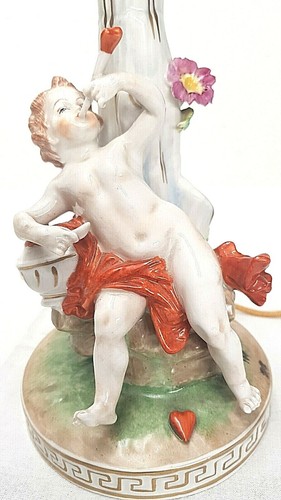 Lampe porcelaine dresden - lampe,