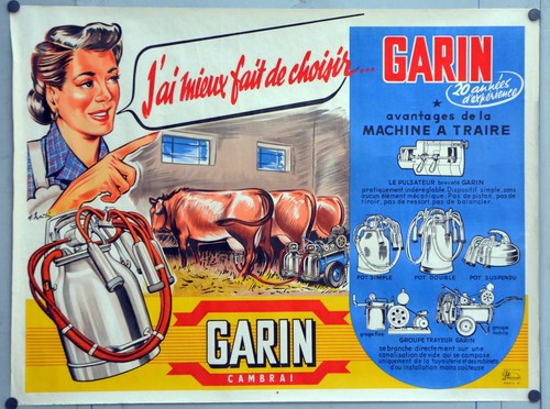 Affiche originale ancienne - ,