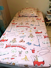 Housse de couette enfant LIT 90×190  + taie d'oreiller 100% coton Jouet d'enfant