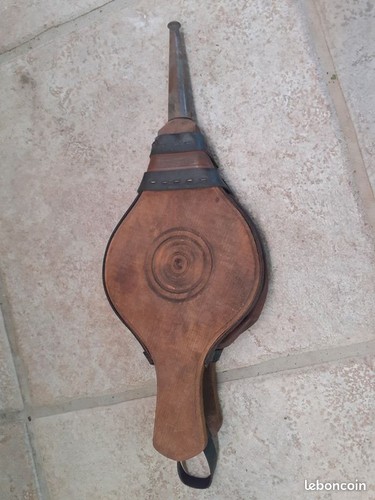 Ancien soufflet cheminée - soufflet, de