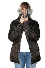 doudoune chocolat MARITHÉ FRANCOIS GIRBAUD aclive taille 42 fr 46i  valeur 750€ 