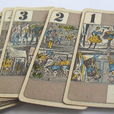Ancien tarot nouveau de J. Muller et Cie complet 78 cartes jeu