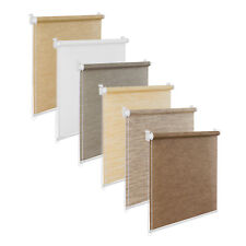 Store de Fenêtre Nature Couleurs Bambou Optique Gris Blanc Beige Braun Gris Sans