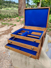 Grand Coffre en bois noyer