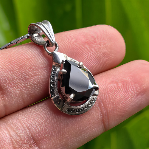 Collier pendentif argent - collier,