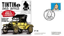 FDC BELGIQUE "TINTIN et ses