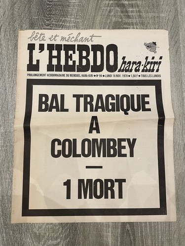 Bal tragique colombes - bal, hebdo