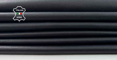 Cuir agneau italien - noir, fin