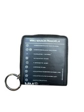 Maison Martin Margiela Black Leather Wallet with Key Ring  SS 2020 Collection