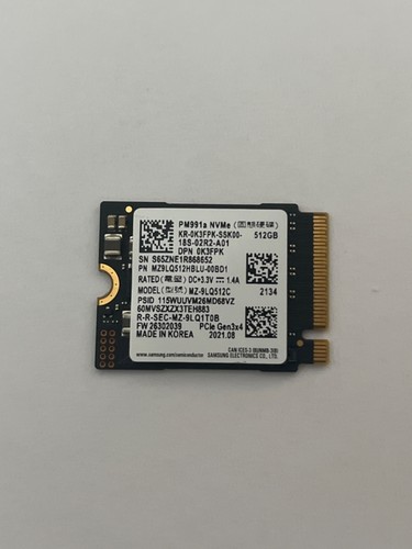 Ssd nvme samsung 512gb - nvme,