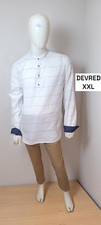 Devred Taille XXL chemise manches longues homme tunisienne écru