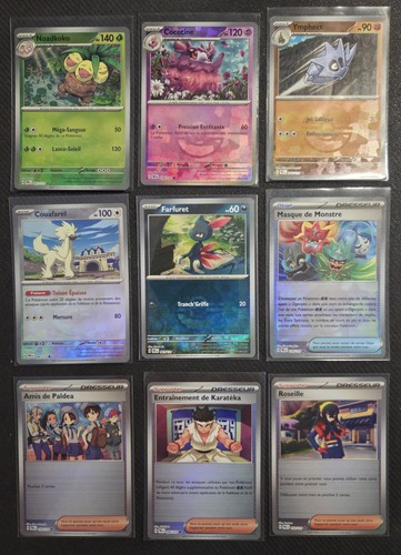 Carte pokemon lot 9 - -,