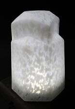 Tulipe Art Déco Skyscraper VERRE moucheté BLANC Clichy POUR LAMPE No Muller