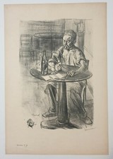 Un ouvrier atablé Jeanniot