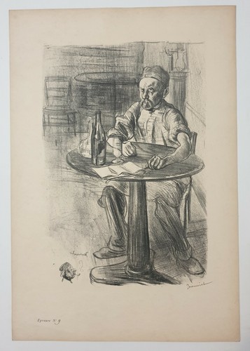 Ouvrier atablé jeanniot - ouvrier,