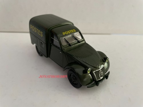 Norev citroen 2cv green posts - green,