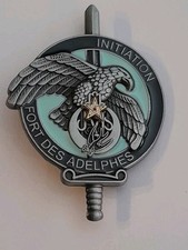 Brevet Commando Initiation 1° Tirailleurs Fort Des Adelphes Variante 