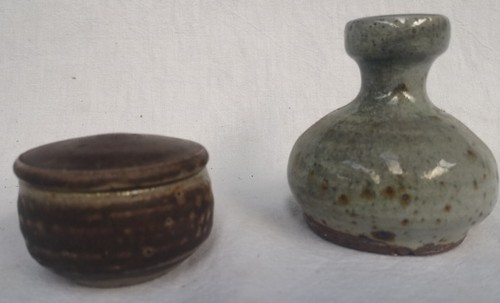 Lot petit boite pot - petit, couvert