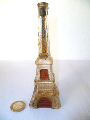 Ancienne tour eiffel verre - tour, en