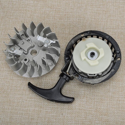 Pull start starter flywheel - starter, &