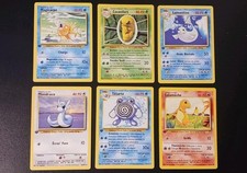 6 cartes pokemon  Ed1