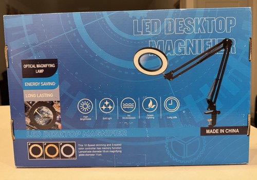 Led desktop magnifier - led,