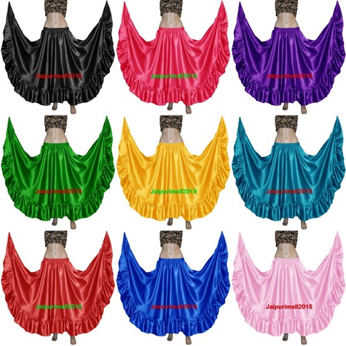 Satin flamenco skirt yard - satin,