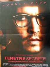 AFFICHE - FENETRE SECRETE JOHNNY DEPP DAVID KOEPP
