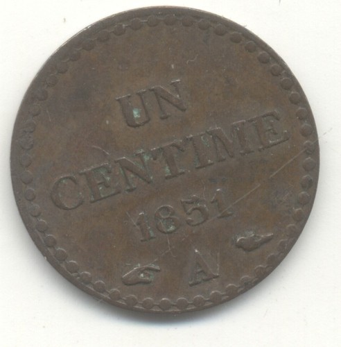 Centime 1851 dupre - 1851, a