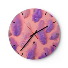 Horloge murale en verre