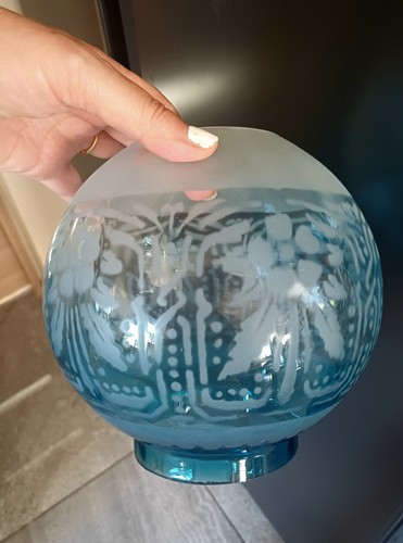 Grand verre globe abat - grand, abat-jour