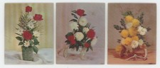 Floral Arrangements/Fleurs 3 Vari-Vue Lenticulaire 3-D Photos 1 1/2 Par 5.1cm
