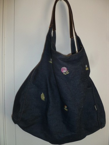 Sac souple jean - sac, tbe