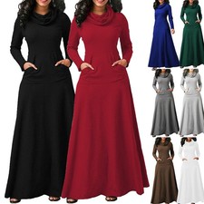 Femmes Col montant Robes pull