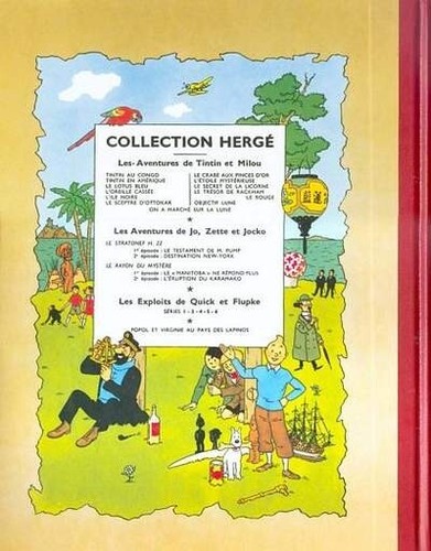 Album tintin a - de, marché