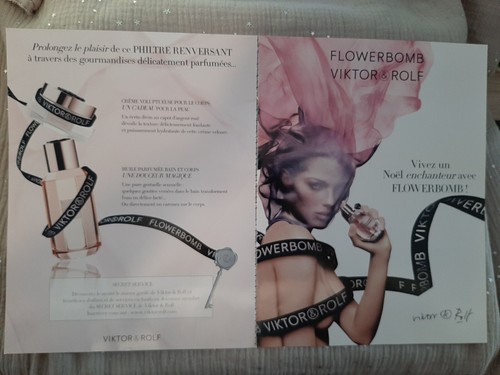 Publicité papier parfum - publicité,